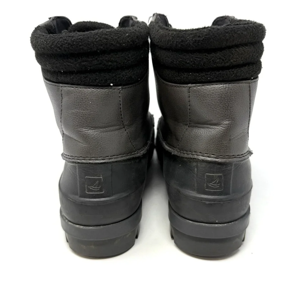 Sperry Men's‎ Avenue Duck Waterproof Boots GREY/BLACK - Size 10 Rain Snow